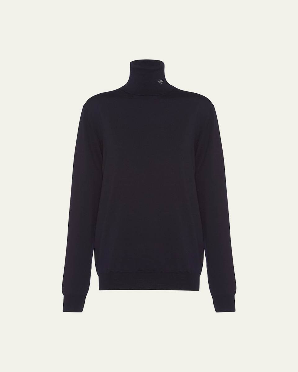 Superfine Wool Turtleneck Sweater